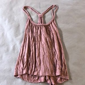 Braided Strap Salmon Top